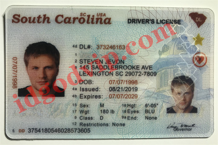 Scannable Fake ID South Carolina - Idgod Scannable Premium ID - Id god ...